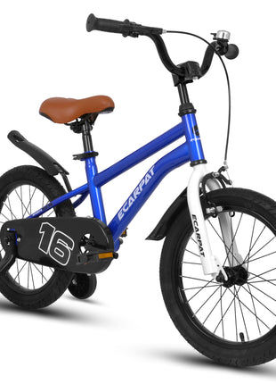 Caroeas Kids Bike for Boys & Girls Ages 3-7, 14-16 Inch Freestyle Bicycle with Training Wheels & Fenders, Pre assembled