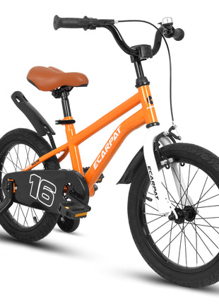 Caroeas Kids Bike for Boys & Girls Ages 3-7, 14-16 Inch Freestyle Bicycle with Training Wheels & Fenders, Pre assembled