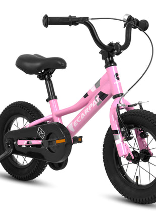 Caroeas Kids Bike 12-18 Inch Bicycle for Toddlers and Children Ages 2-7, with Removable Training Wheels and Coaster Brake