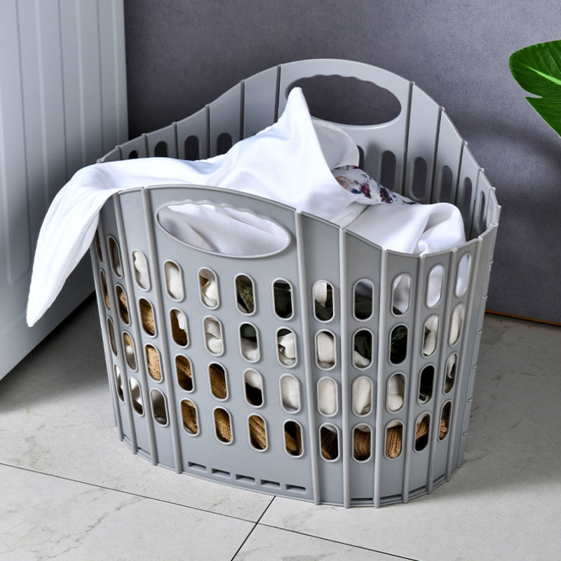 Laundry Basket with Lid, 60L Collapsible Laundry Hamper with