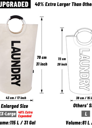 Pop up laundry hamper large laundry basket s collapsible storage bag –  Caroeas